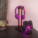 RGB Headsetständer mit Controller Support